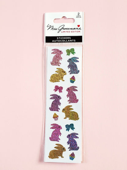Mrs Grossman's Limited edition pastel bunnies stickers