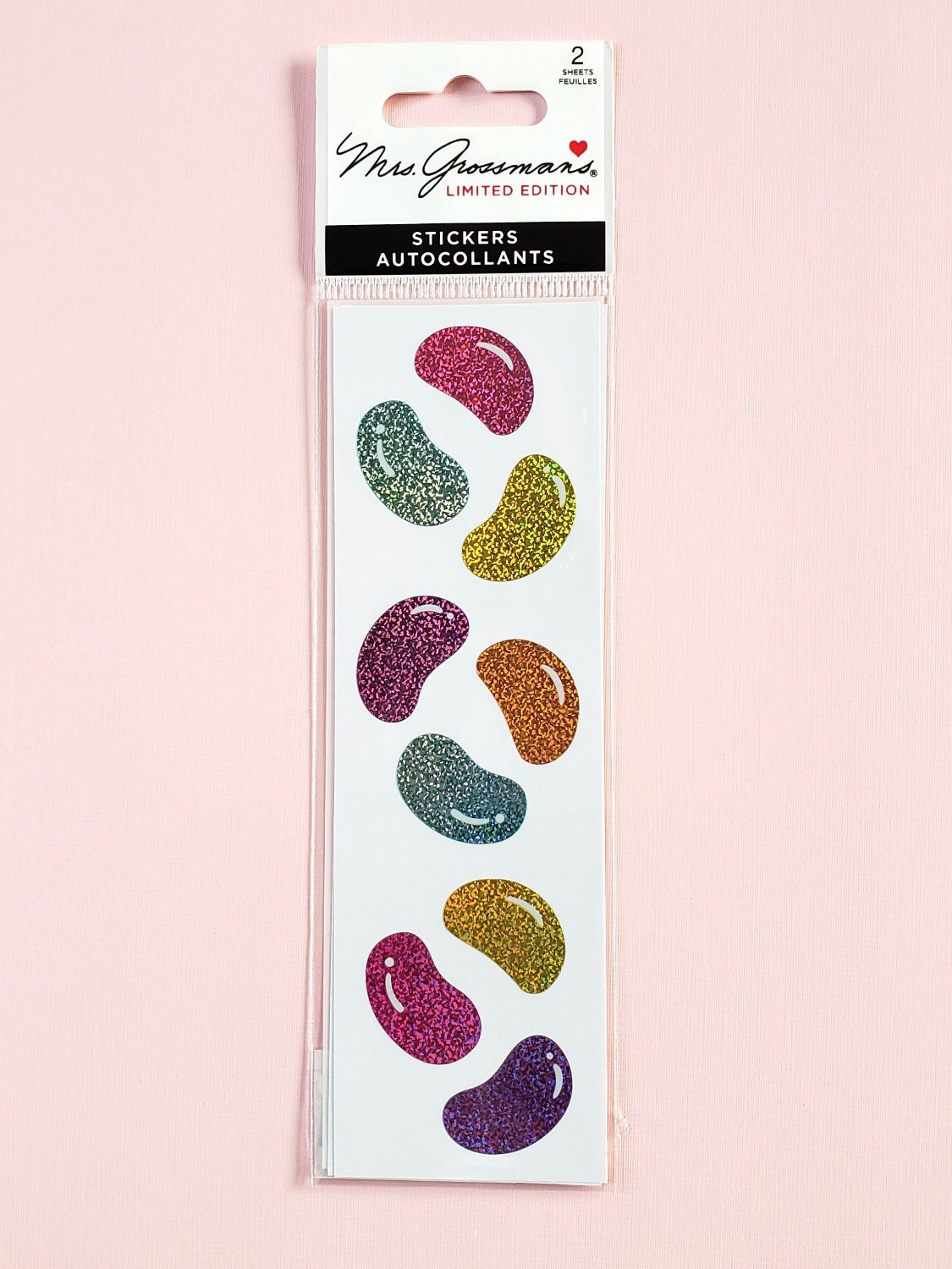 Mrs Grossman's limited edition large jellybean stickers