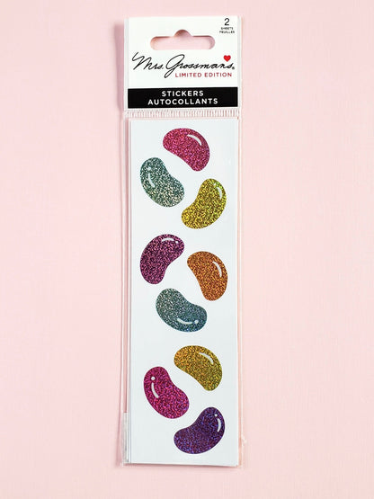 Mrs Grossman's limited edition large jellybean stickers