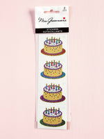Mrs Grossman's Sparkly Birthday Cake stickers