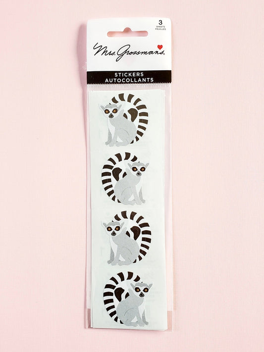 Mrs Grossman's lively lemurs stickers