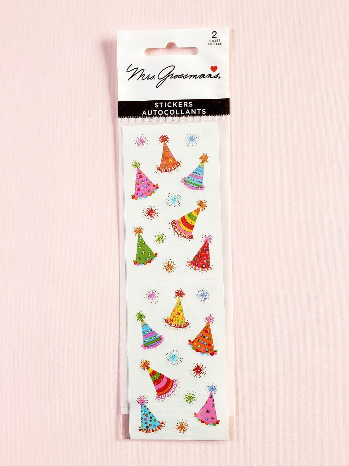 Mrs Grossmans Magical Party hats stickers