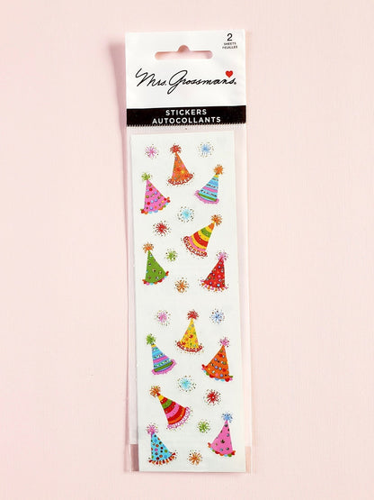 Mrs Grossmans Magical Party hats stickers