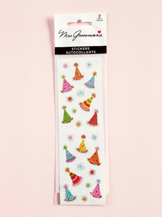 Mrs Grossmans Magical Party hats stickers