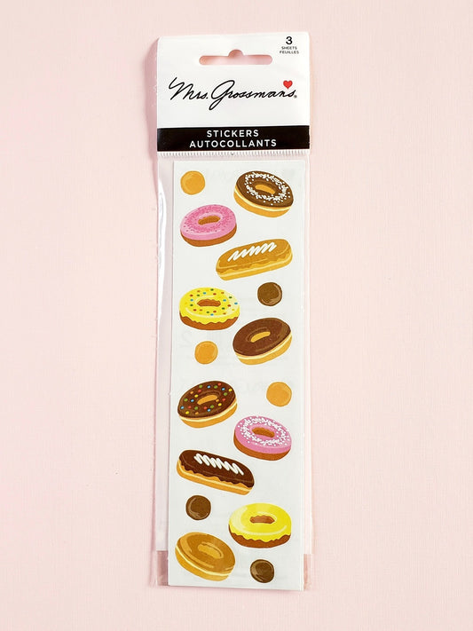 Mrs Grossman's sticker frosted donuts