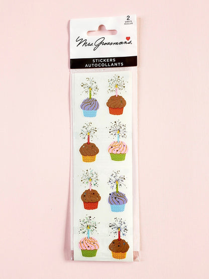 Mrs Grossman's cupcakes stickers