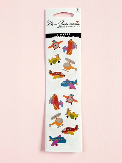 Mrs Grossman's chubby airplanes and helicopter stickers