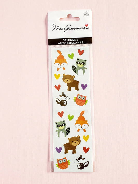 Mrs Grossman's Stickers Forest Pal babies