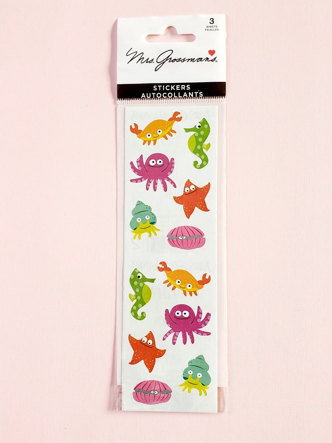 Mrs Grossman's chubby sea life stickers