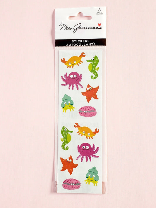 Mrs Grossman's chubby sea life stickers
