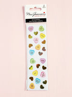 Mrs Grossman's limited edition metallic candy heart stickers
