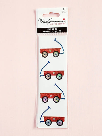 Mrs Grossman's limited edition classic red wagon stickers