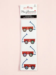 Mrs Grossman's limited edition classic red wagon stickers