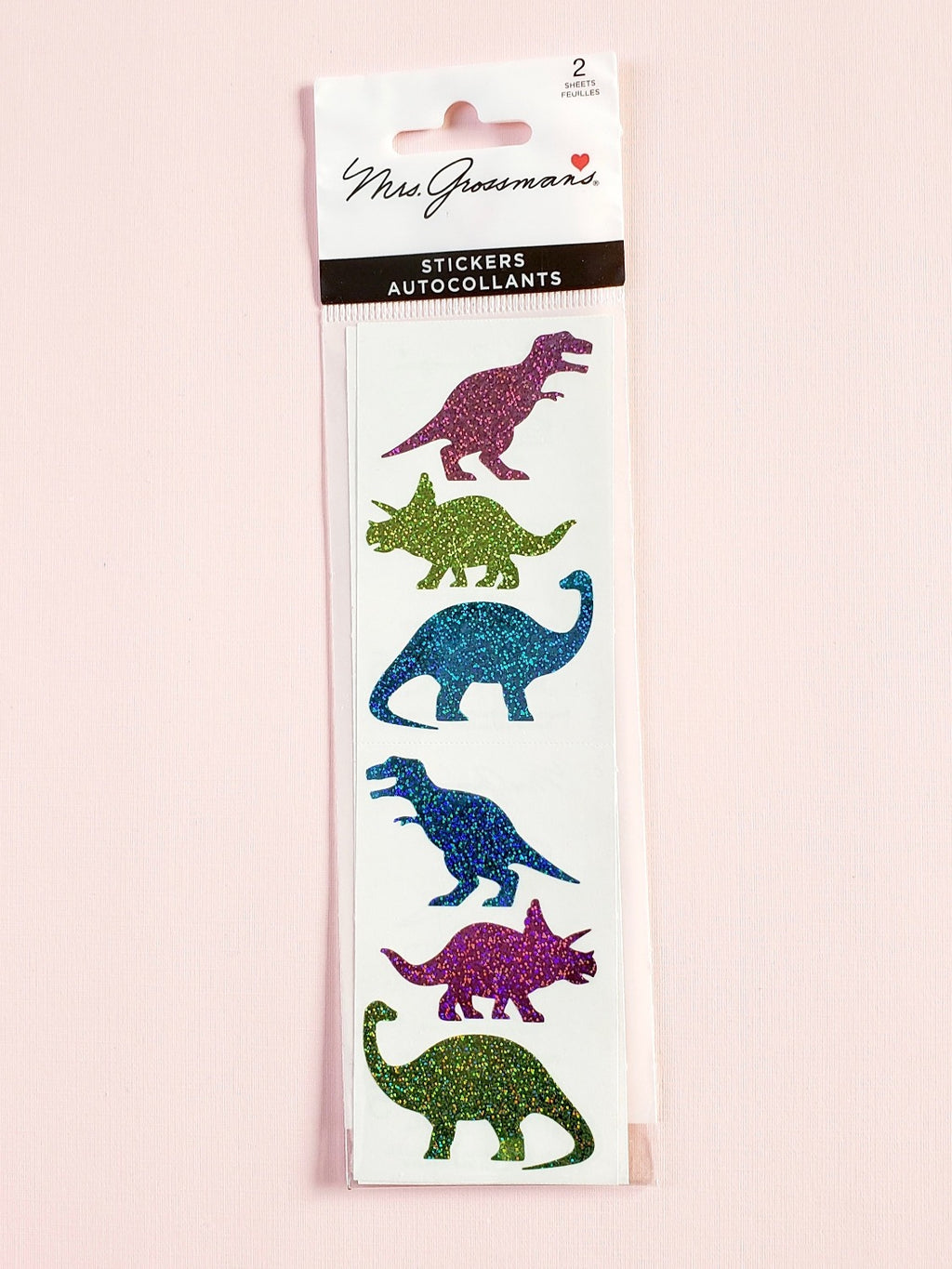 Mrs Grossman's sparkly dinosaur friends stickers
