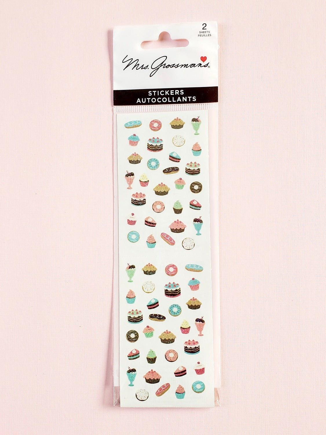 Mrs Grossman's sparkly micro desserts stickers