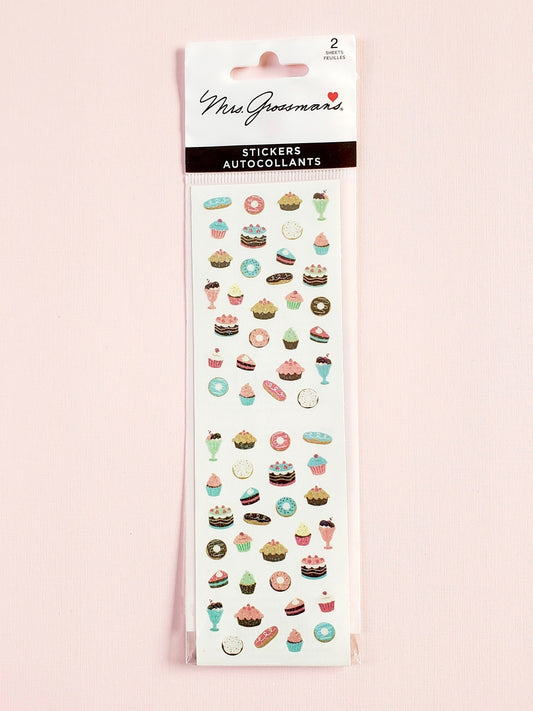 Mrs Grossman's sparkly micro desserts stickers