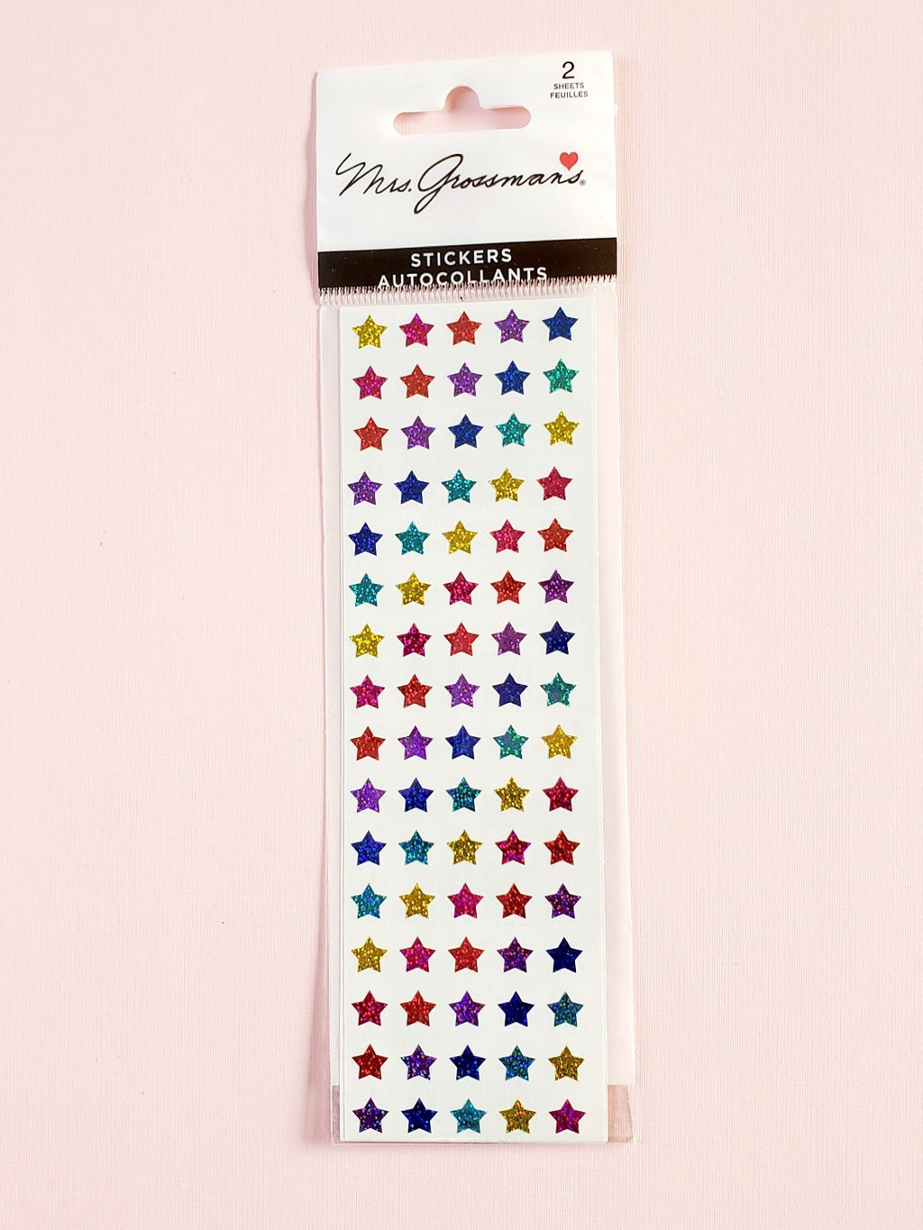 Mrs Grossman's multicolor micro star stickers
