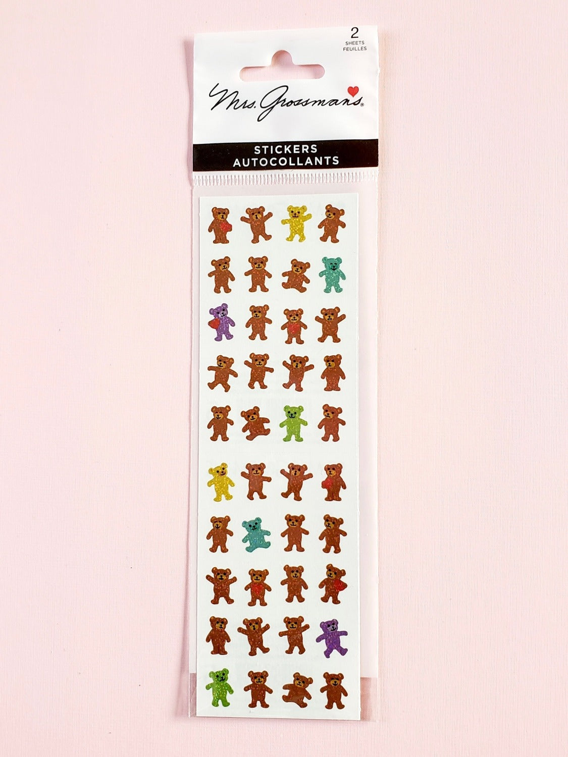 Mrs Grossman's micro bear stickers