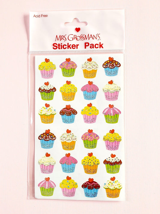 Mrs Grossman's Cupcake Bonanza stickers