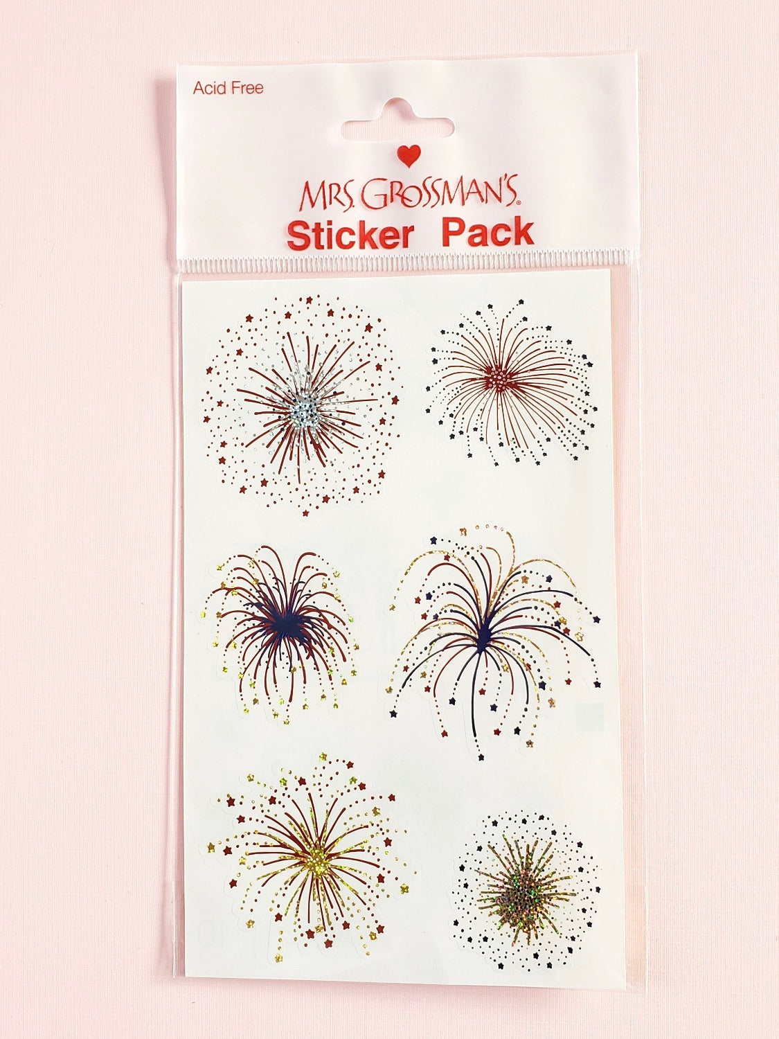 Mrs Grossman's Fireworks stickers