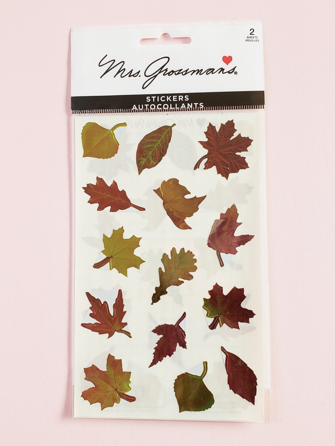 Mrs Grossman's Falling Leaves stickers