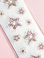 Mrs Grossman's fancy star stickers closeup