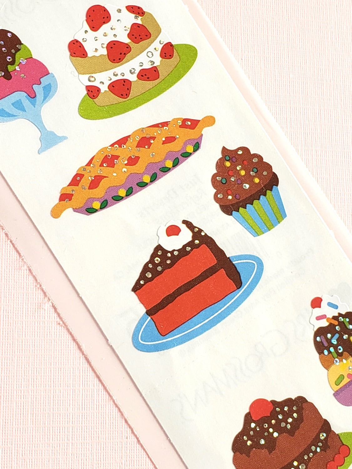 Mrs Grossman's Just Desserts sticker closeup