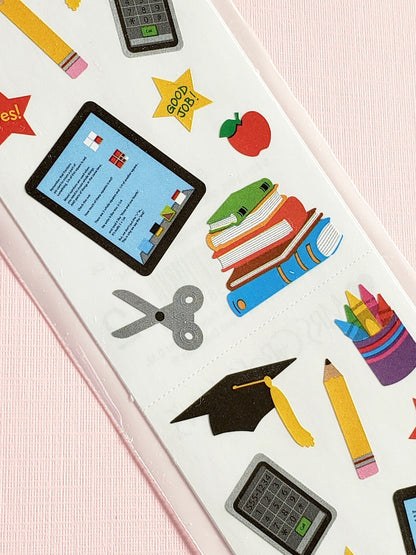 Mrs Grossman's School Stuff stickers closeup