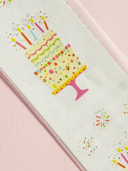 Mrs Grossman's magical cake stickers closeup