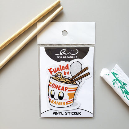 cup of noodles vinyl sticker