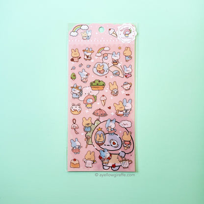Nekoni Japan bunny stickers