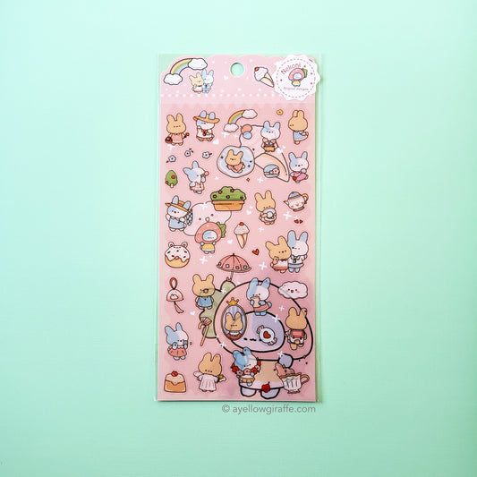 Nekoni Japan bunny stickers