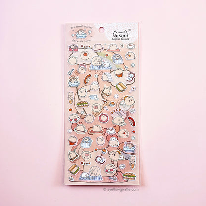 Nekoni Stickers: Mini Pigs