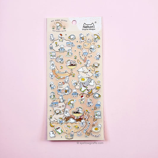 Nekoni Stickers: Mini Ducks