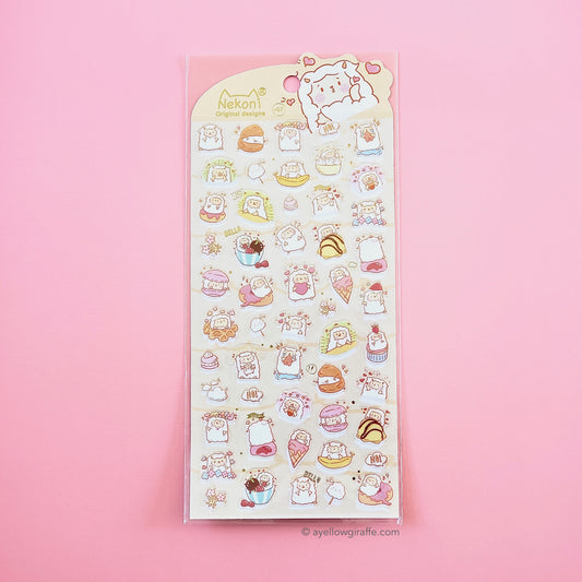 Nekoni Stickers: Sheep