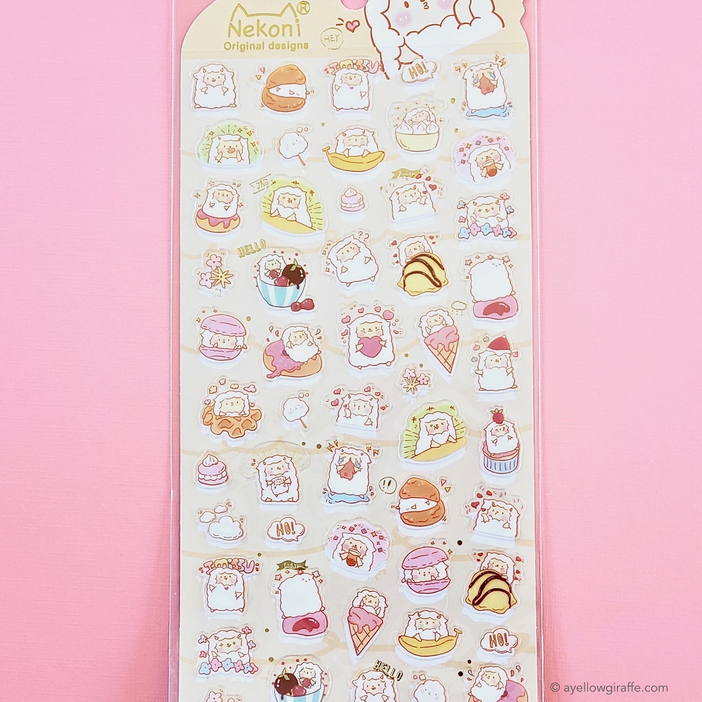Nekoni Stickers: Sheep