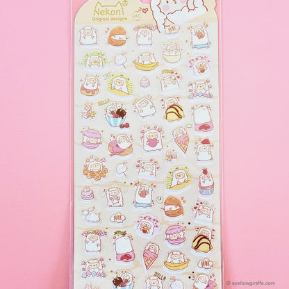 Nekoni Stickers: Sheep