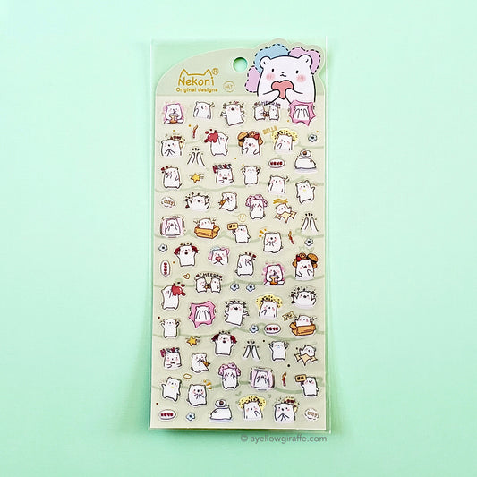 Nekoni Stickers: Polar Bears