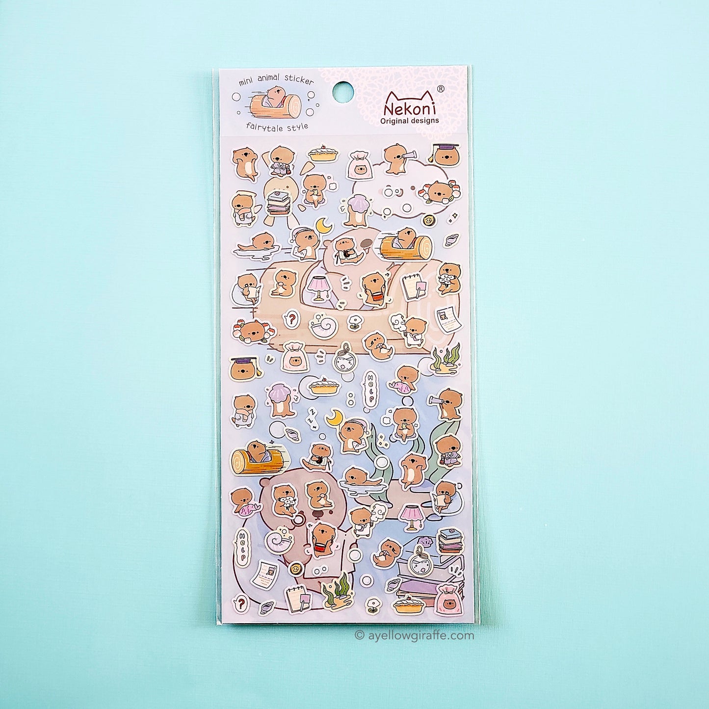 Nekoni Stickers: Mini Otter