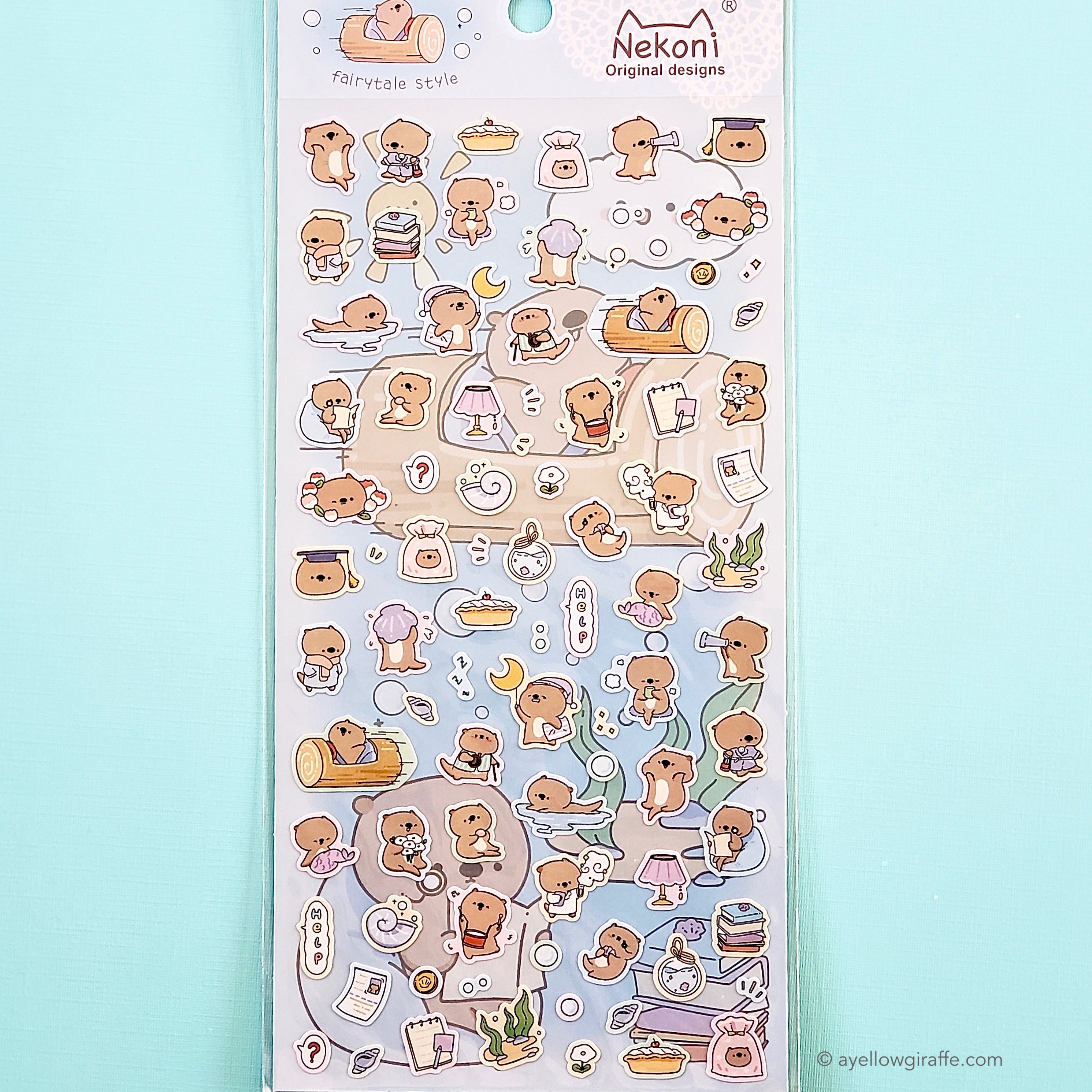 Nekoni Stickers: Mini Otter