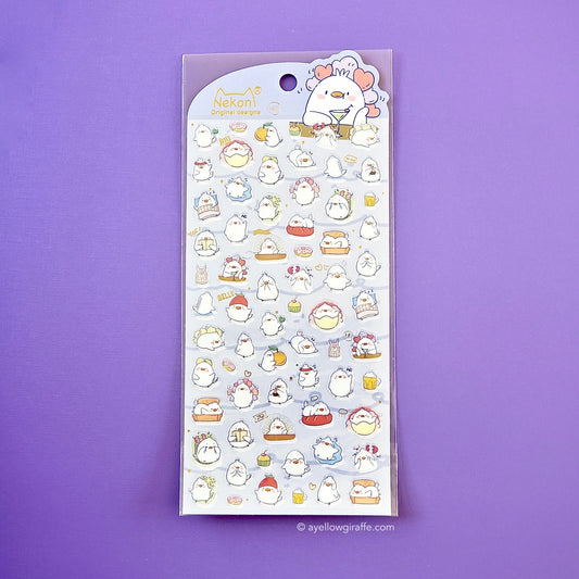 Nekoni Stickers: Little Chicks