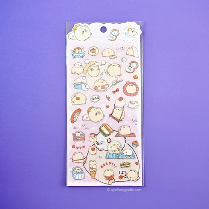 Nekoni Stickers: Pigs