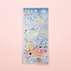 japanese stickers mermaids
