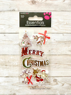 SandyLion Essentials Stickers: Vintage Christmas