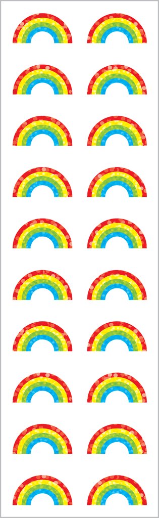 Mrs. Grossman's Stickers: Small Rainbows
