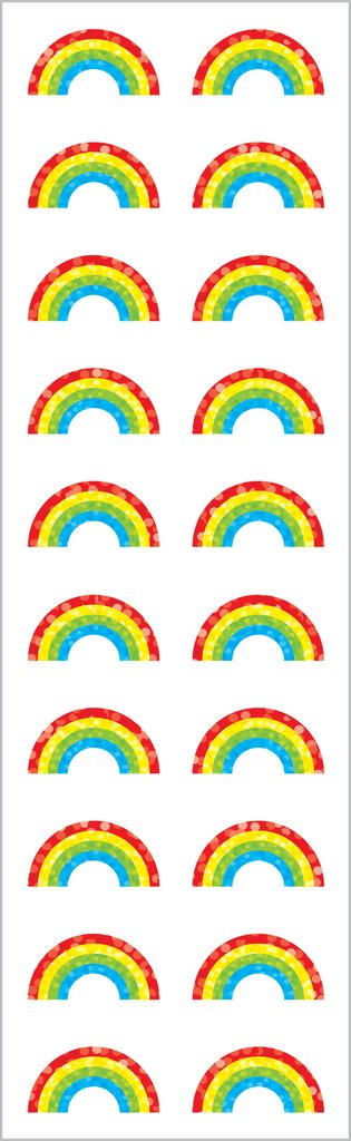 Mrs. Grossman's Stickers: Small Rainbows
