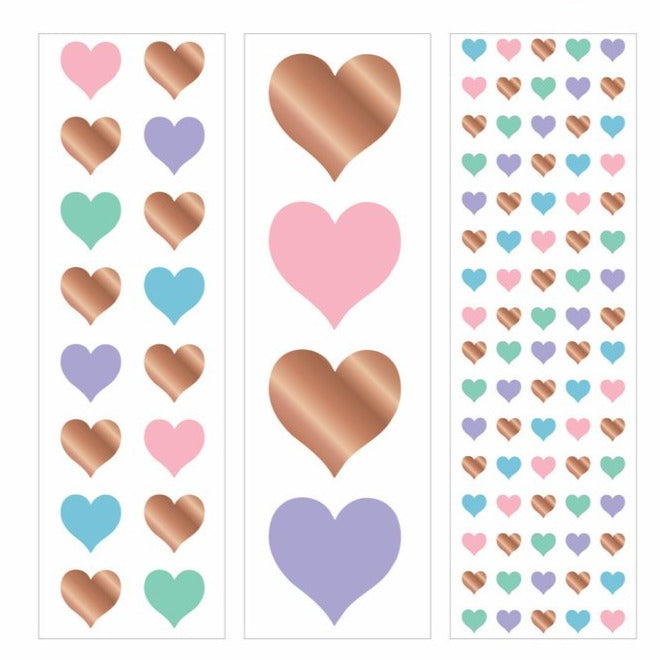 Mrs Grossman's All Heart 3 Roll Gift box sticker design