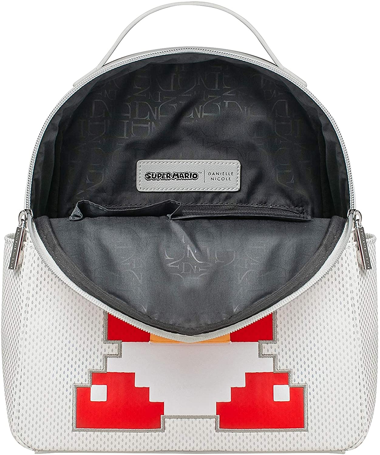 Danielle Nicole Super Mario Toad backpack interior