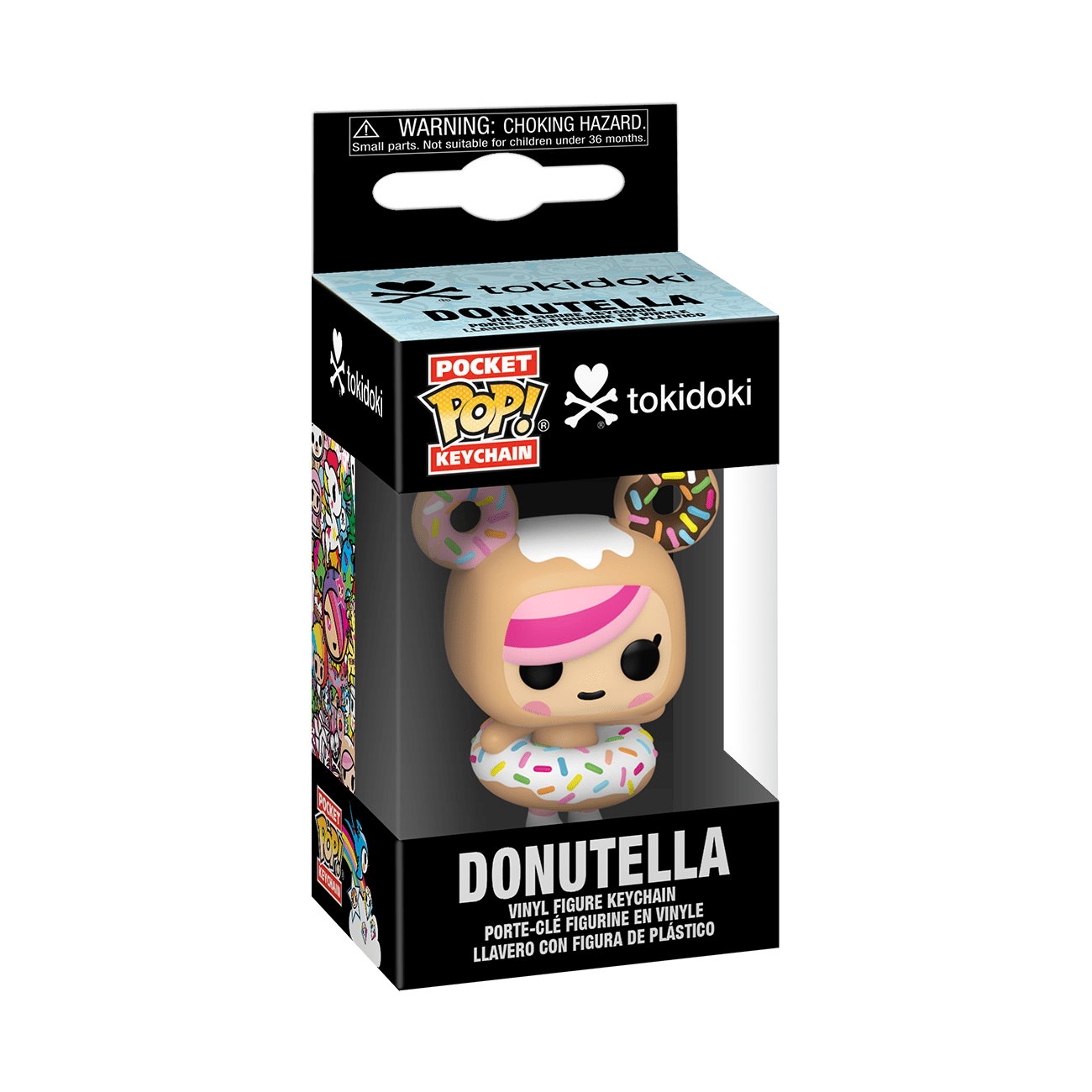 Funko POP Keychains Tokidoki Donutella stock front view