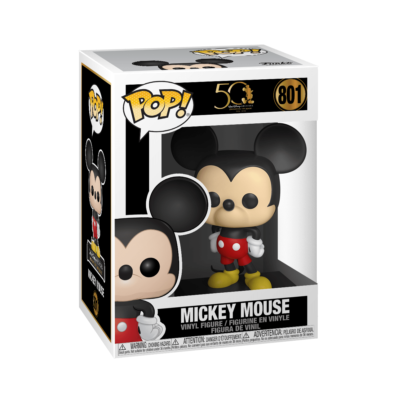 Funko POP Disney Archives Mickey stock photo